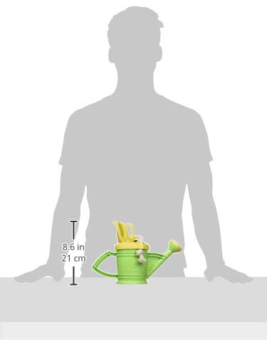 Toys Watering Can, Green 4C - Pretend Play, Motor Skills, Kids Outdoor Role Play Toy. No BPA, phthalates, PVC. Dishwasher Safe, Recycled Plastic, Made in USA, Yellow
